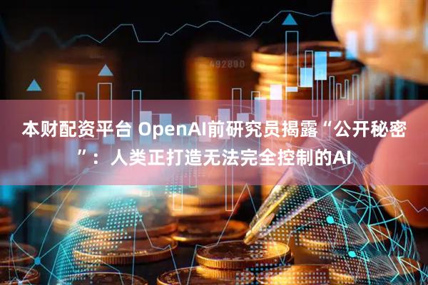 本财配资平台 OpenAI前研究员揭露“公开秘密”：人类正打造无法完全控制的AI
